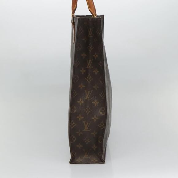 LOUIS VUITTON Monogram Sac Plat Hand Bag M51140 - Picture 5 of 12